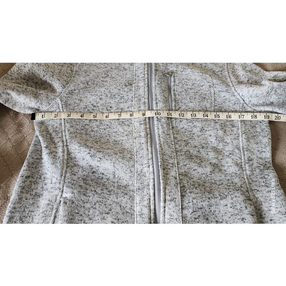 Andrew Marc New York Fleece Zip up Performence Marled Sweater with pockets W Med - Picture 4 of 11